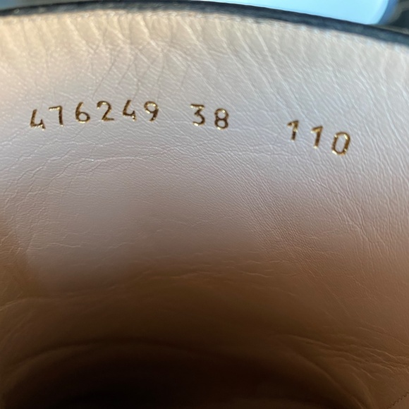 Gucci Embroidered Satin Boots with removable crystal bows and heels  sz38 - Picture 12 of 15